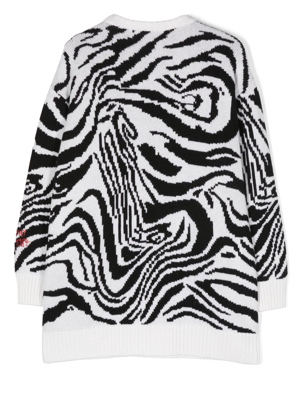 Image 2 of Philosophy Di Lorenzo Serafini Kids zebra-print jumper