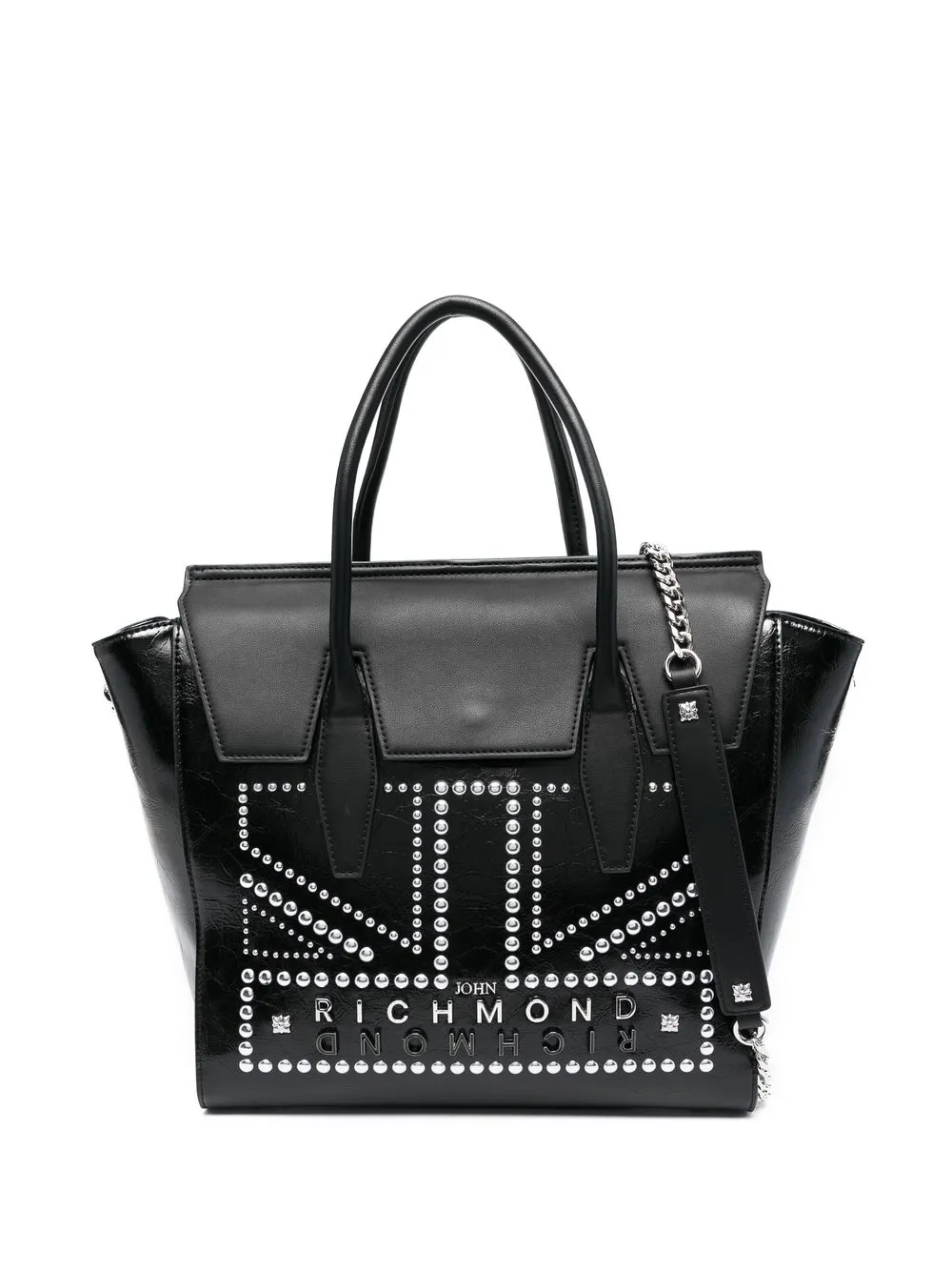 

John Richmond logo-embellished tote bag - Black