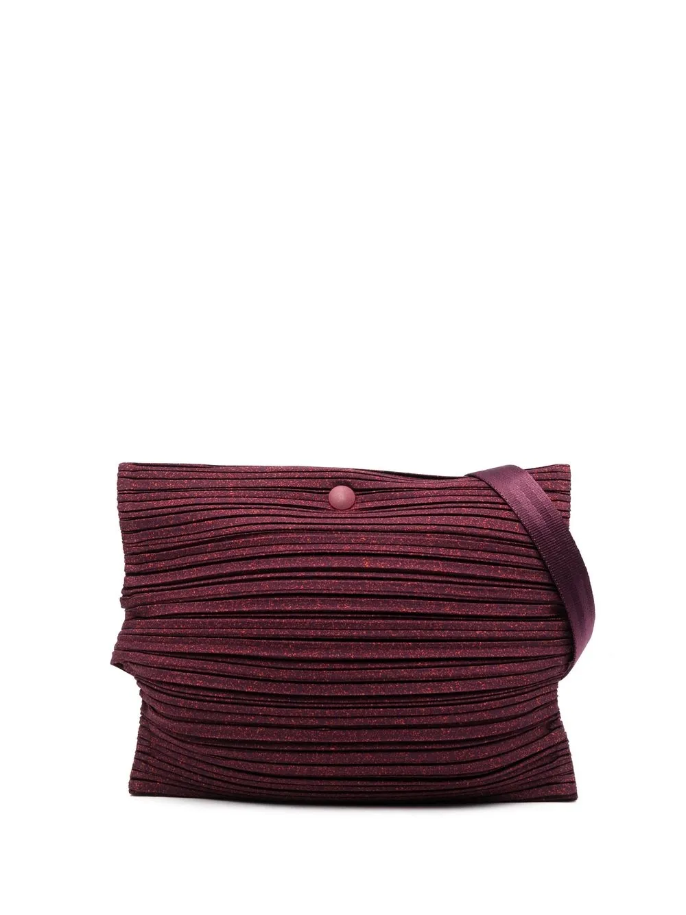 

Pleats Please Issey Miyake cangurera plisada - Morado