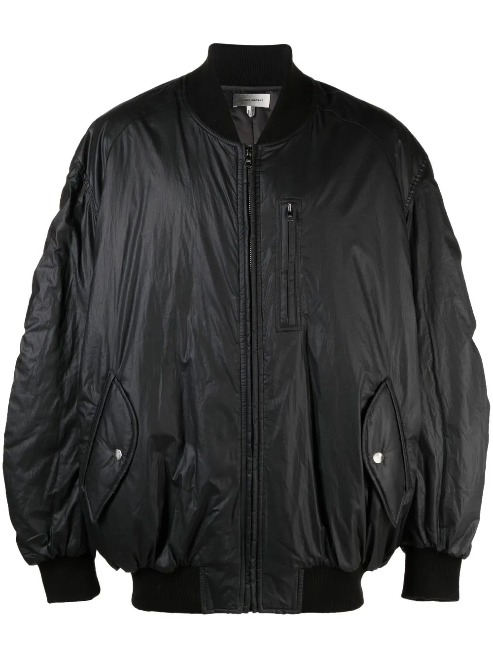 

Isabel Marant Kyam zipped-up bomber jacket - Black