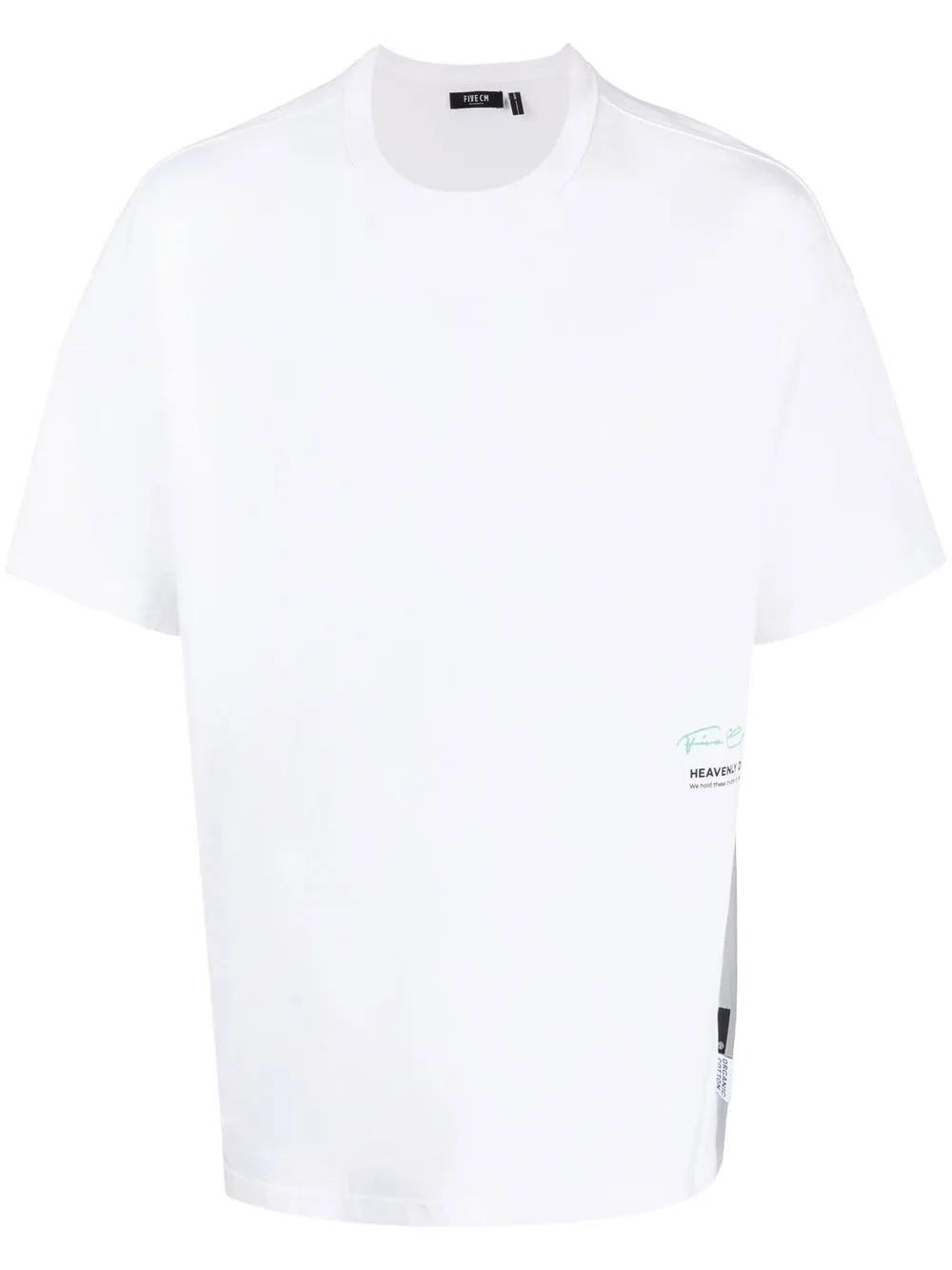 

FIVE CM bandana logo-print T-shirt - White