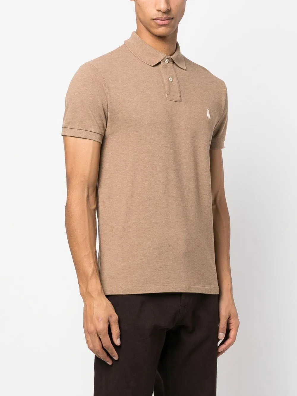 Polo Ralph Lauren Poloshirt met borduurwerk Beige