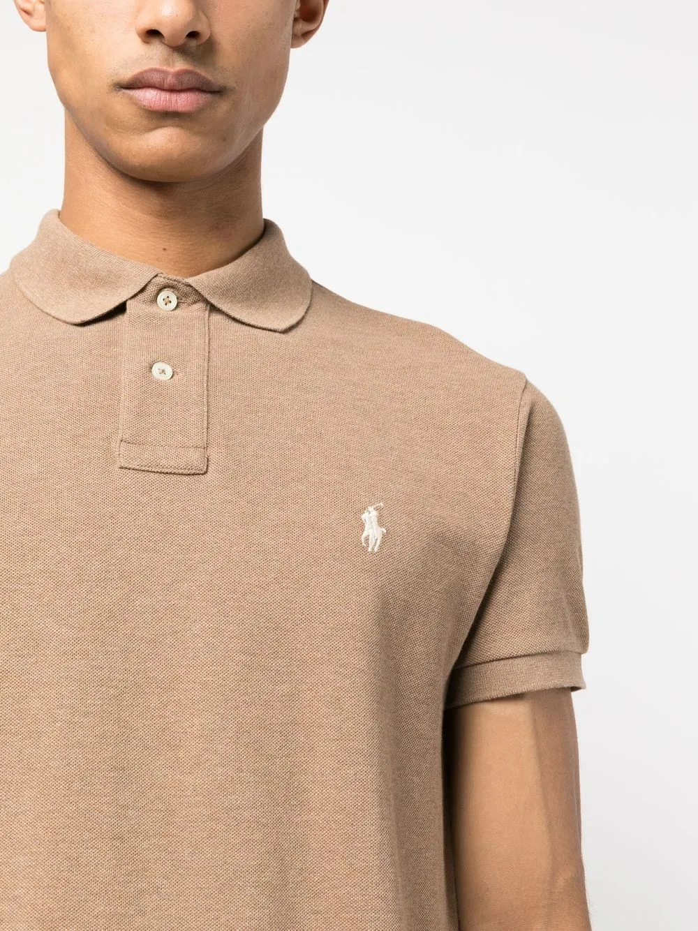 Polo Ralph Lauren Poloshirt met borduurwerk Beige