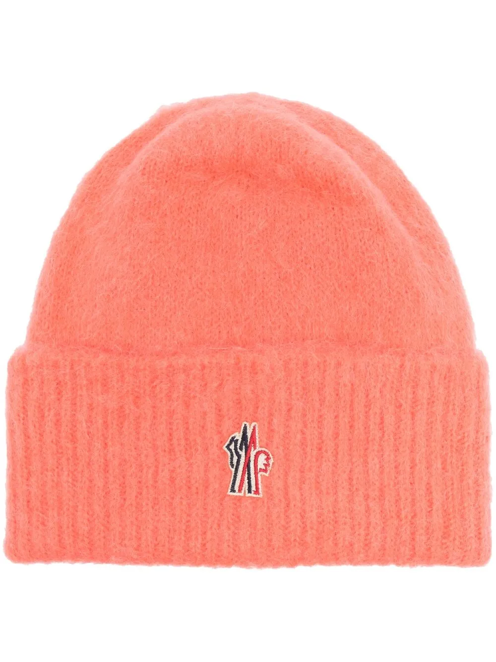 

Moncler Grenoble gorro con logo bordado - Naranja