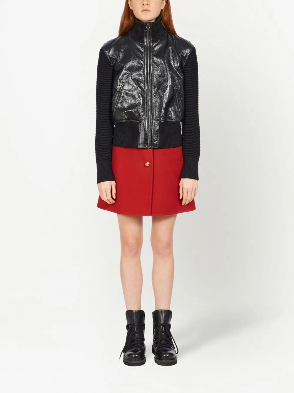 Ferragamo Mini-rok met A-lijn Zwart