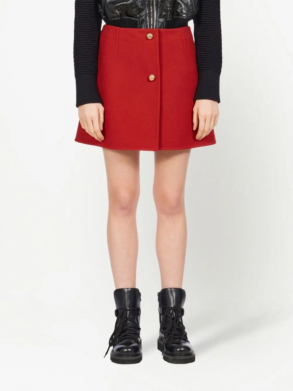 Ferragamo Mini-rok met A-lijn Zwart