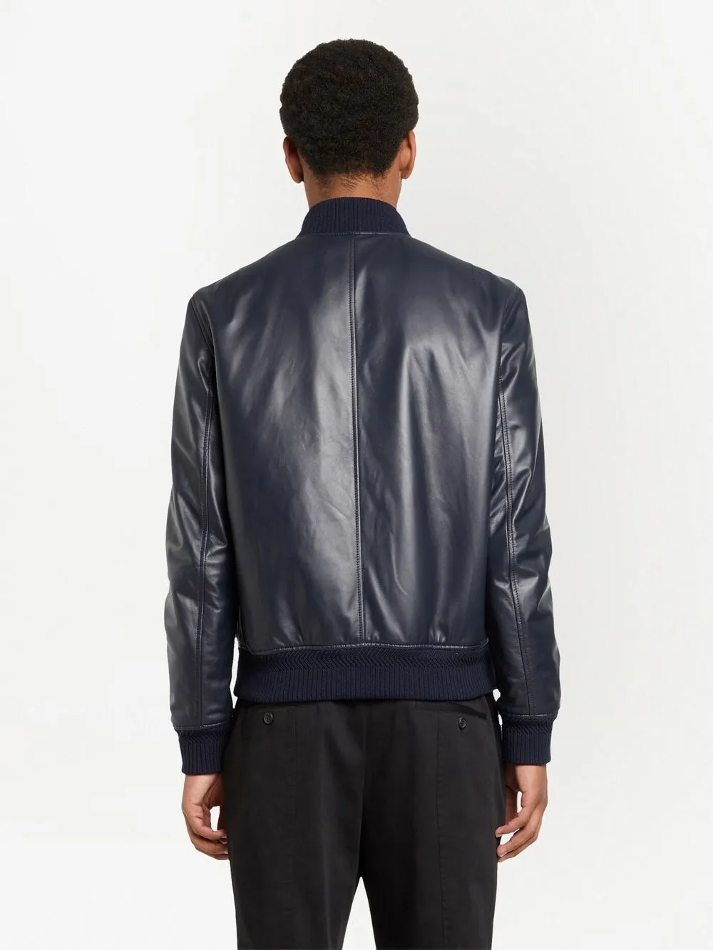 Ferragamo Omkeerbaar bomberjack Zwart