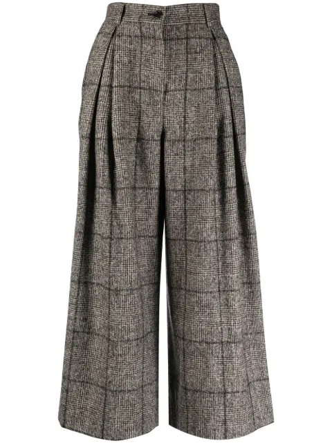 Dolce & Gabbana Pre-Owned pantalones palazzo Prince of Wales 2000