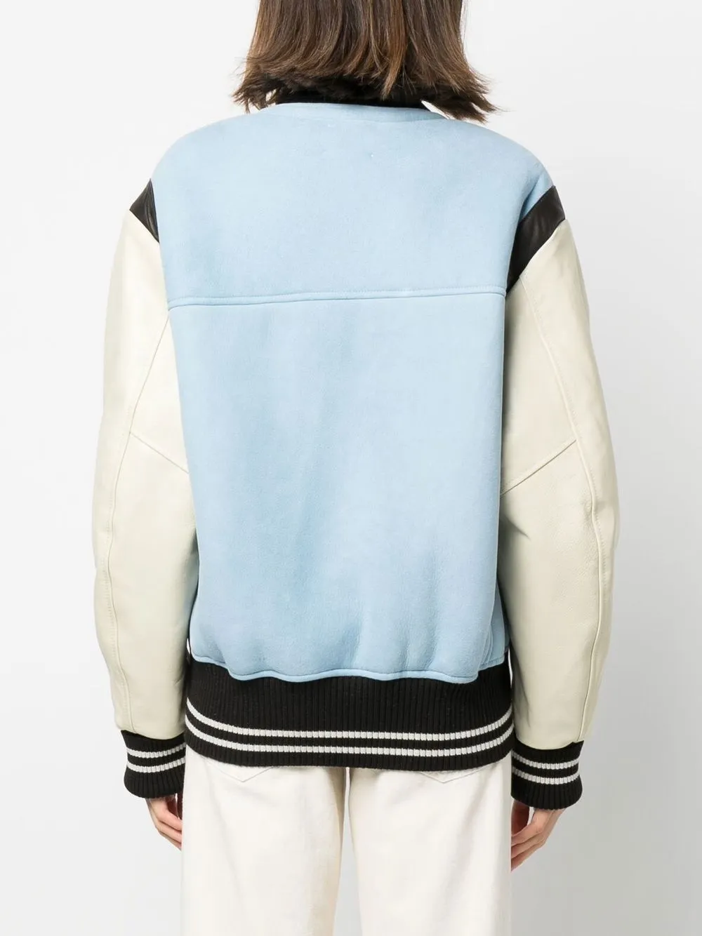 Halfboy Varsity Shearling Jacket Farfetch