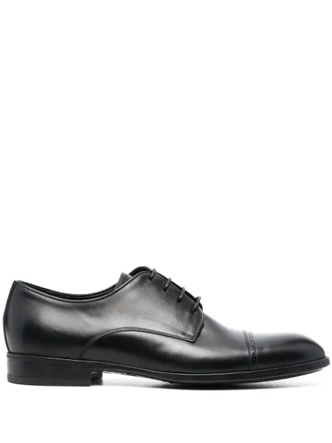 Barrett Leren derby veterschoenen 
