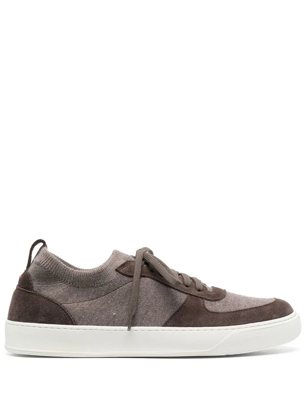 

Henderson Baracco sock-style panelled sneakers - Brown