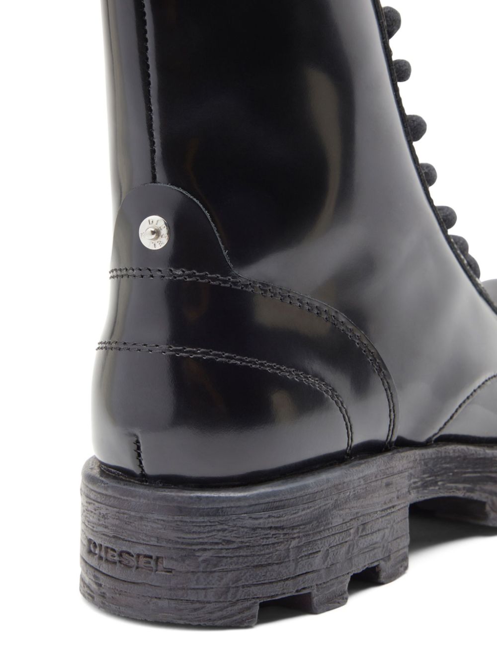 Diesel D-Hammer W lace-up leather boots Women