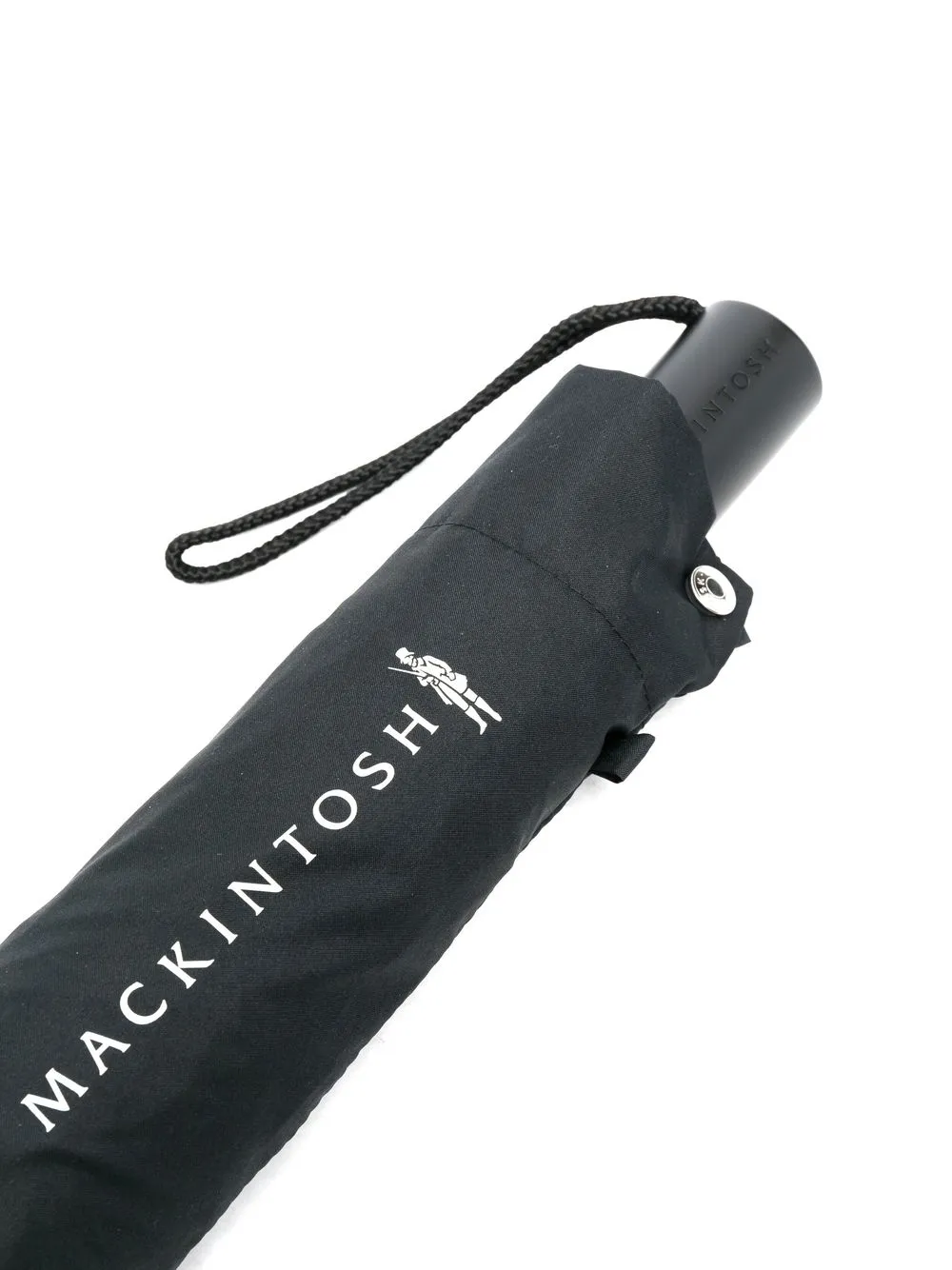 Mackintosh Paraplu met logoprint - Zwart