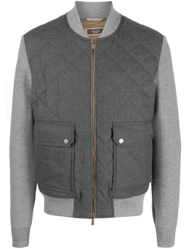 Peserico zip-up Quilted Jacket - Farfetch