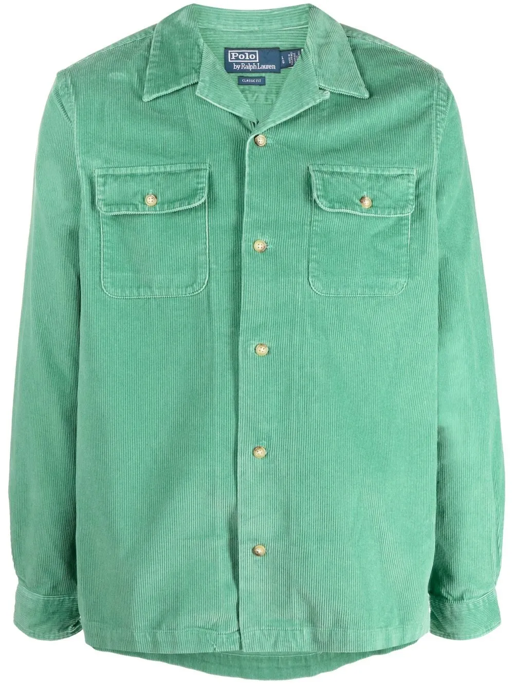 

Polo Ralph Lauren sobrecamisa de pana con botones - Verde