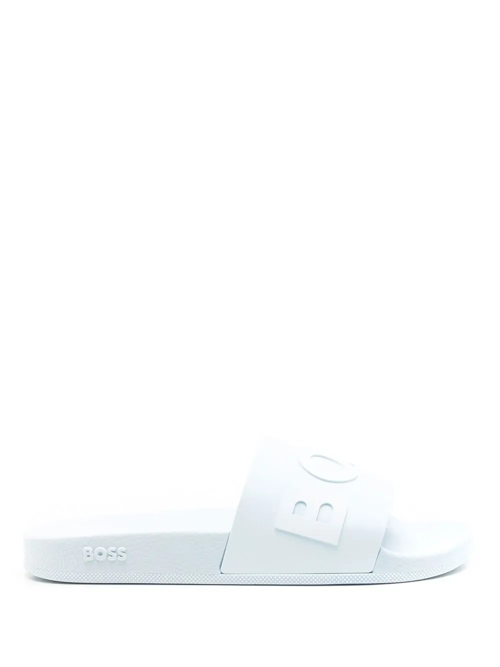 BOSS Slide com logo em relevo | Branco | Image 1