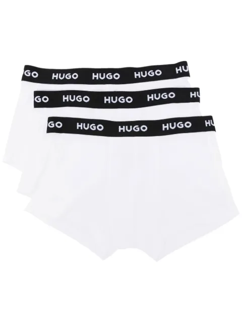 HUGO kit 3 cuecas boxers com logo