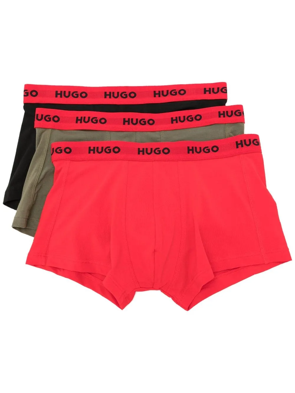 HUGO Kit 3 cuecas boxer com logo | Colorido | Image 1