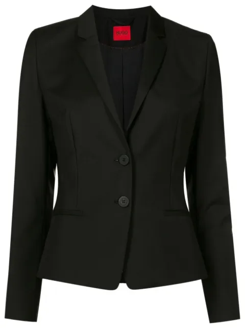 HUGO Blazer Afrona com abotoamento simples