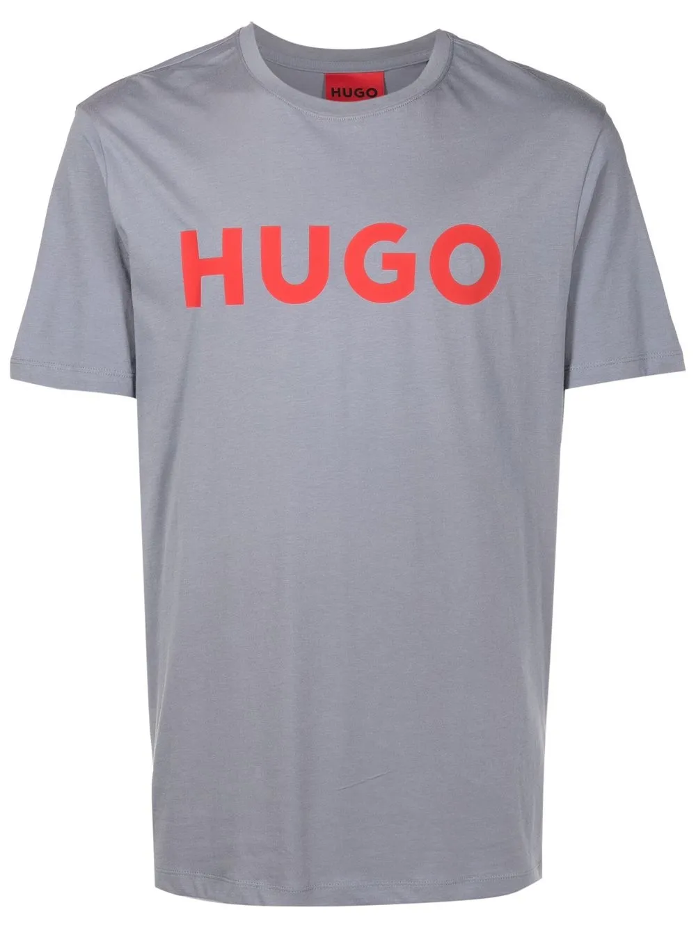 HUGO Camiseta com estampa de logo | Azul | Image 1
