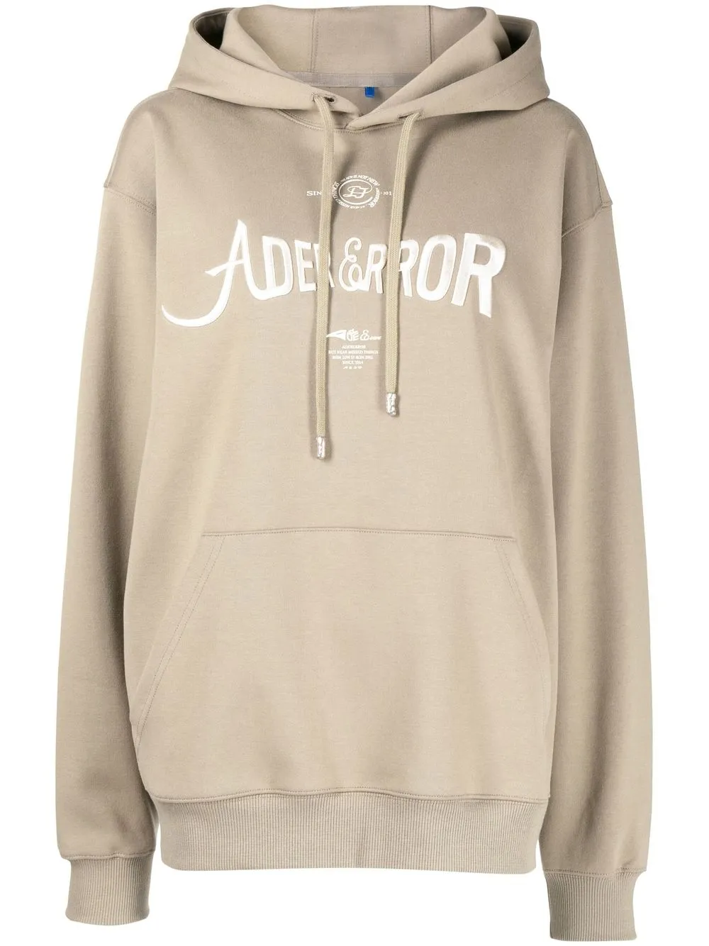 

Ader Error embroidered-logo drawstring hoodie - Green