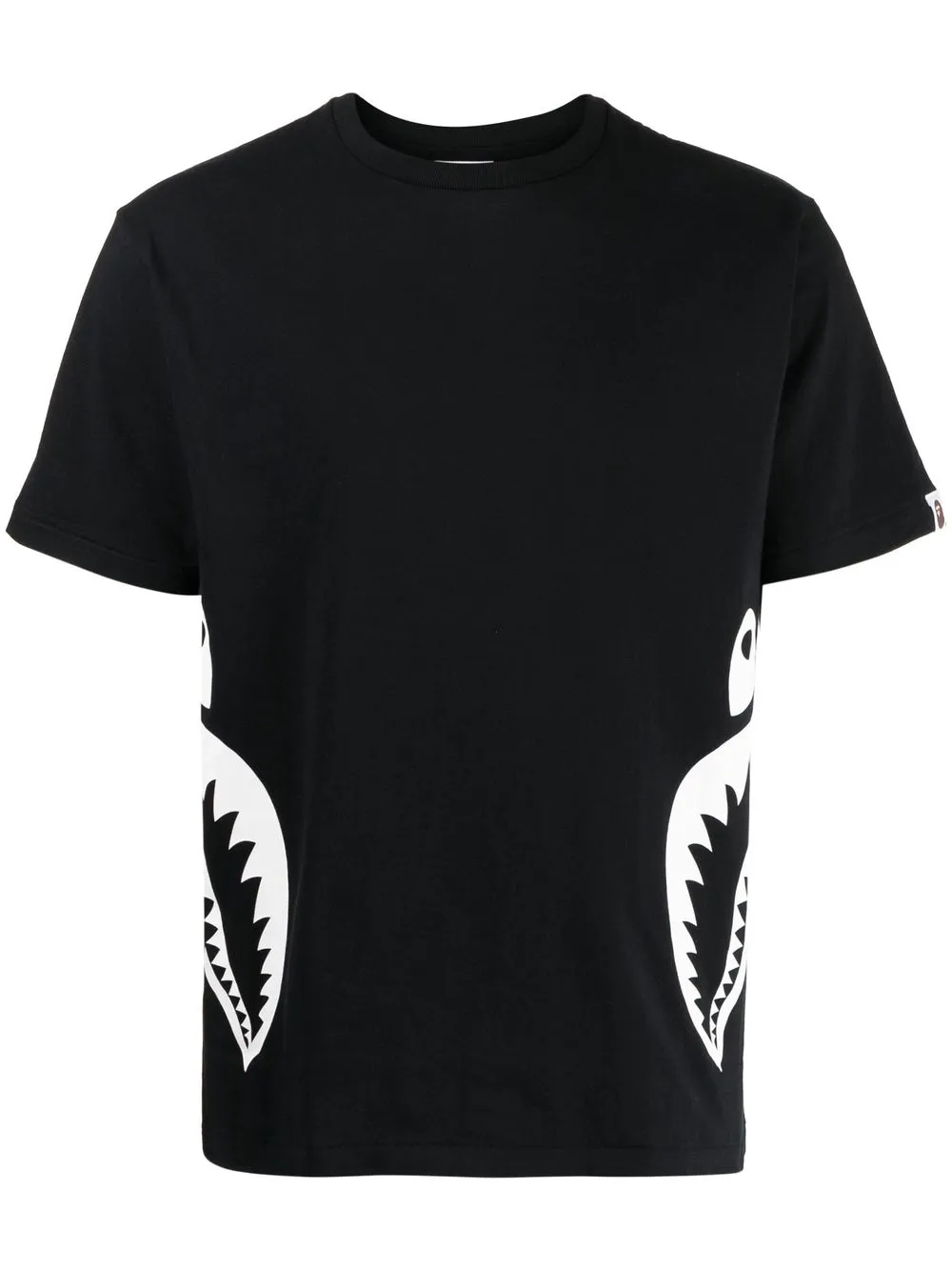 

A BATHING APE® playera con motivo Shark - Negro