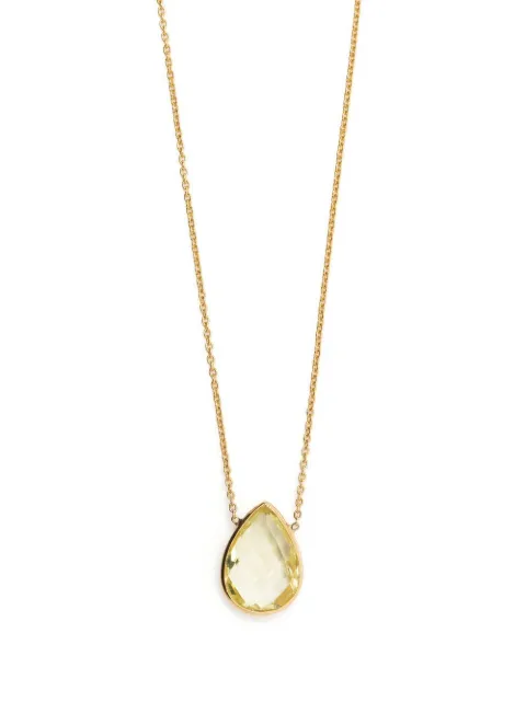Swayta sha 18kt yellow gold topaz necklace