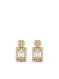 Swayta sha 18kt yellow gold diamond drop earrings