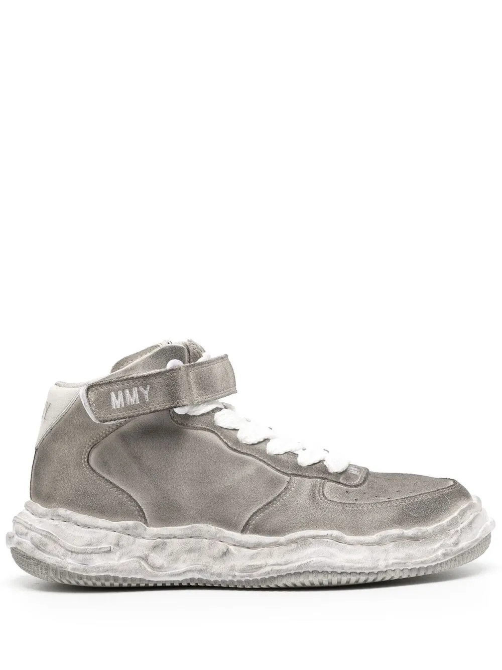 

Maison Mihara Yasuhiro high-top suede sneakers - Grey