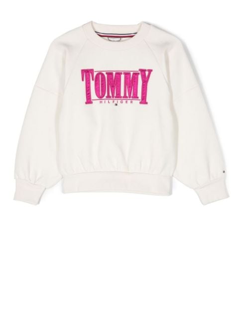 Tommy Hilfiger Junior embroidered-logo sweatshirt