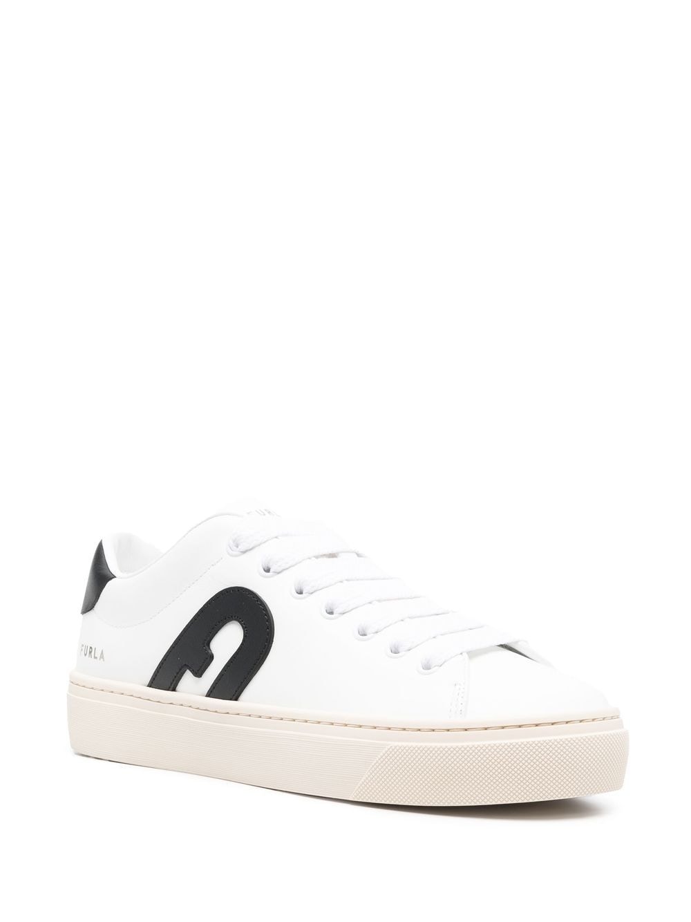 Furla Sneakers met logopatch - Wit