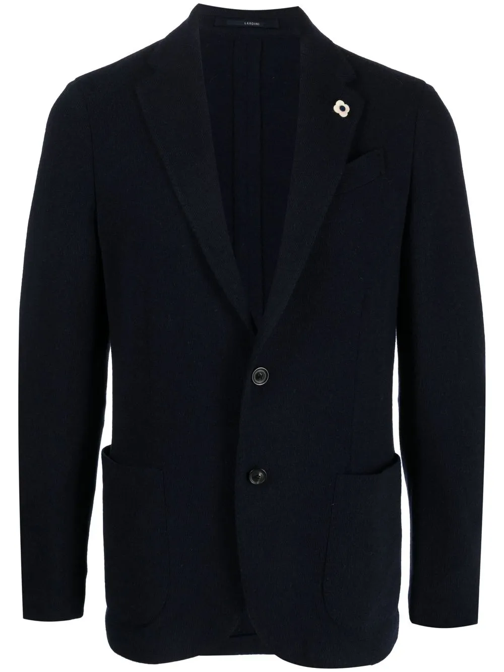 

Lardini single-breasted wool blazer - Blue