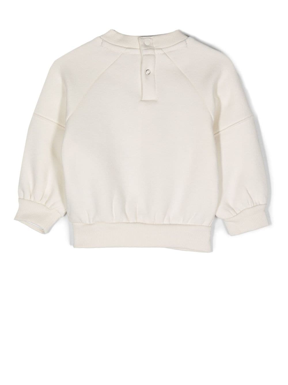 Tommy Hilfiger Junior Sweater met geborduurd logo - Beige