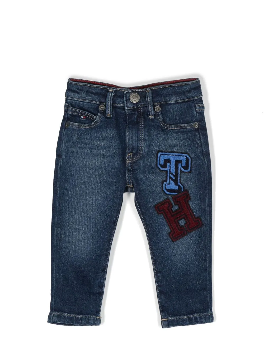 

Tommy Hilfiger Junior jeans con monograma - Azul