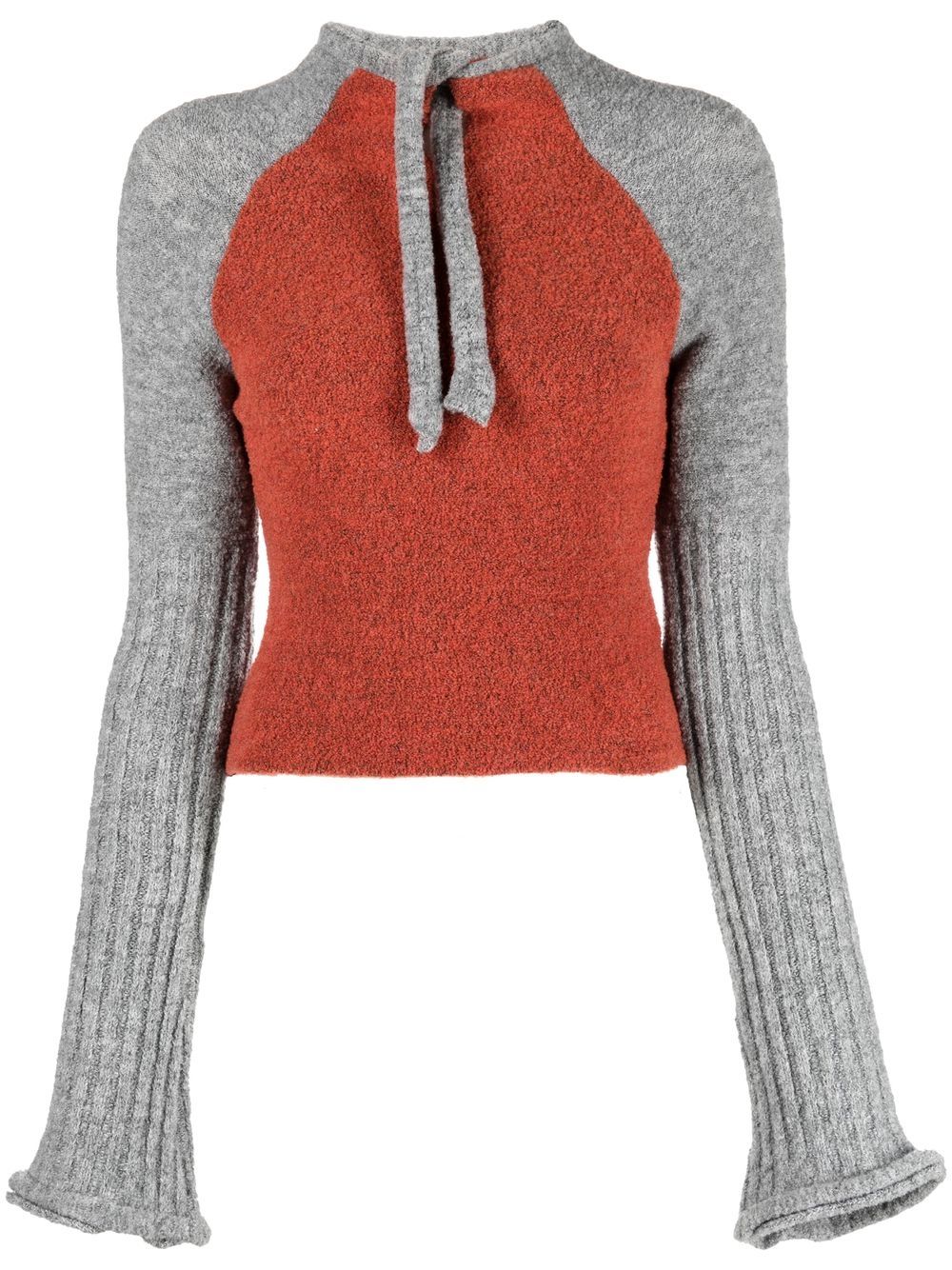 

Ottolinger ribbed drawstring jumper - Grey