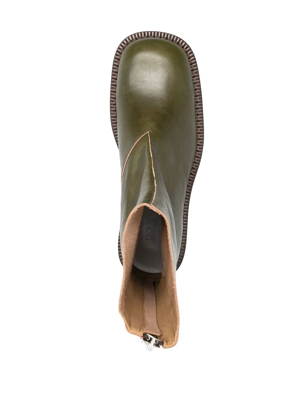 MM6 Maison Margiela レザー アンクルブーツ - Farfetch