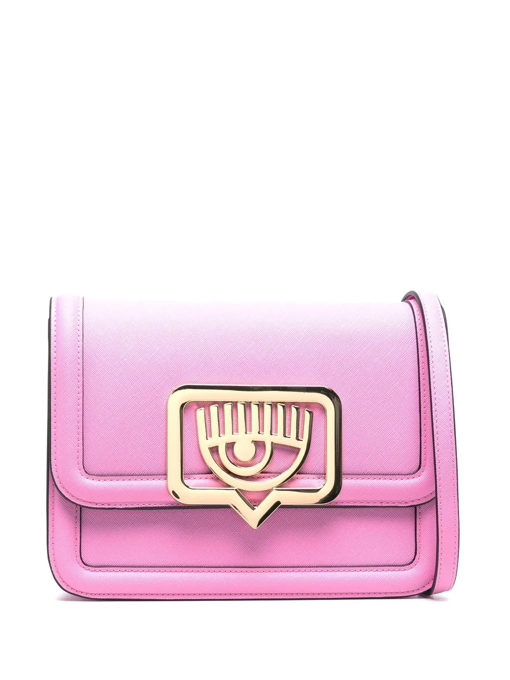 

Chiara Ferragni Eyelike-plaque shoulder bag - Pink