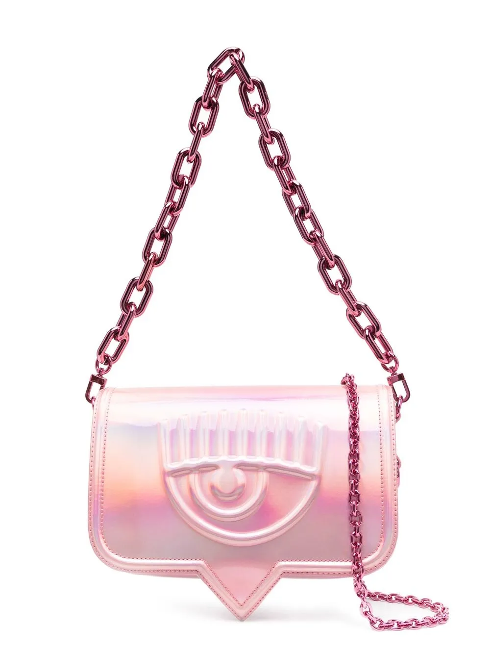 

Chiara Ferragni bolsa de hombro con motivo Eyelike - Rosado