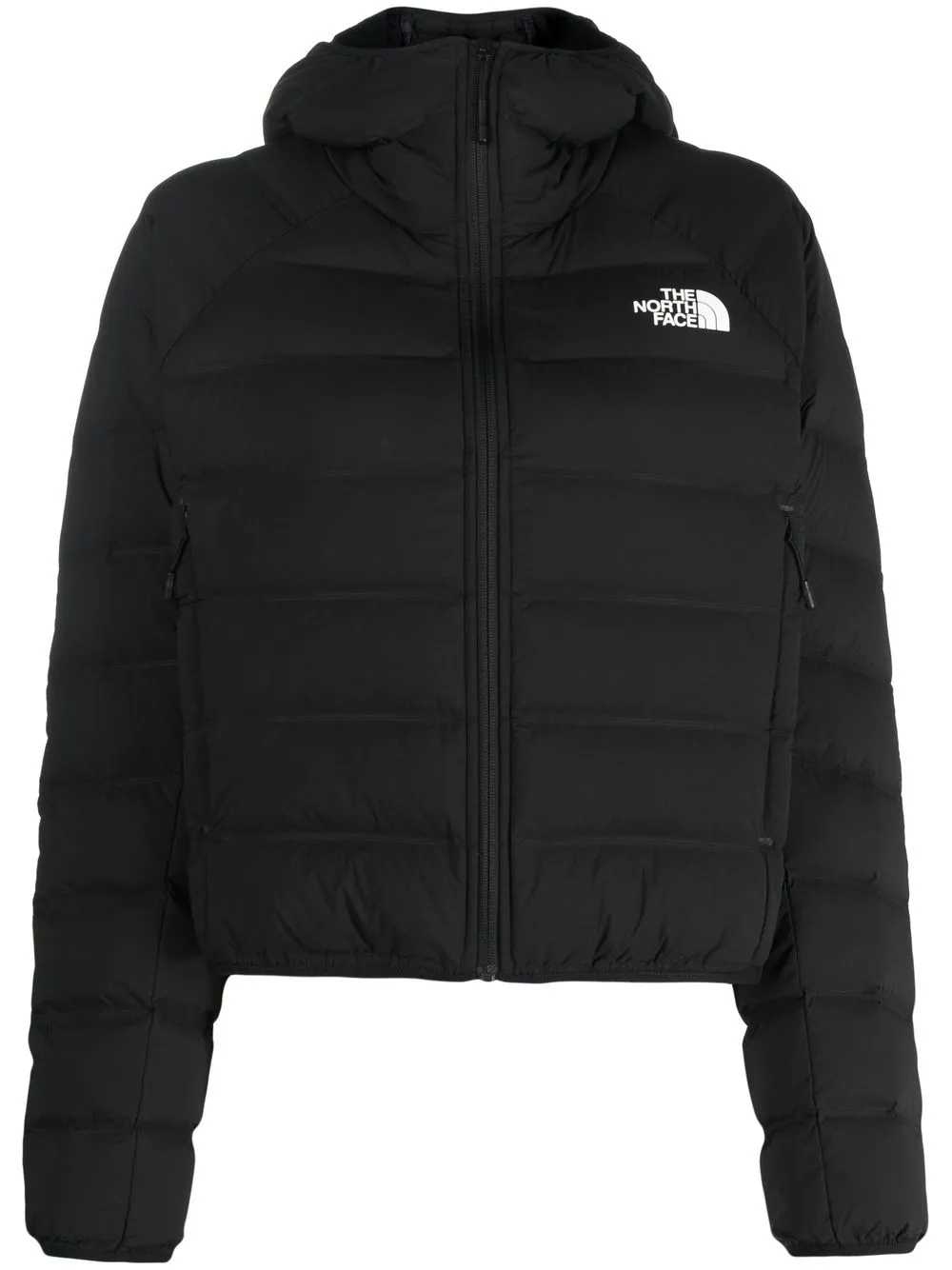 

The North Face logo-print padded down jacket - Black