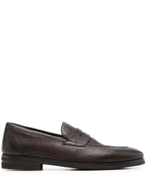 Henderson Baracco leather Penny loafers