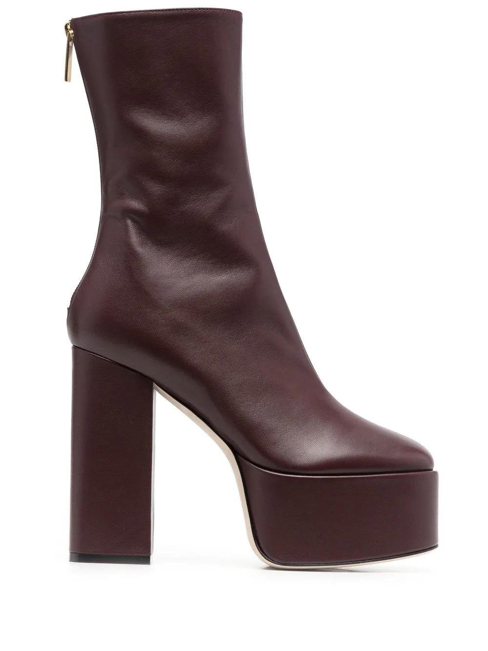 

Paris Texas 135mm Lexy leather platform boots - Brown