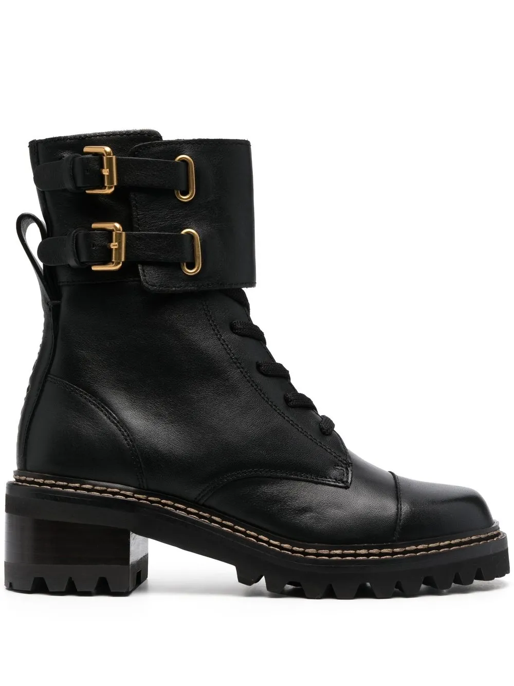 

See by Chloé Mallory 45mm ankle boots - Black