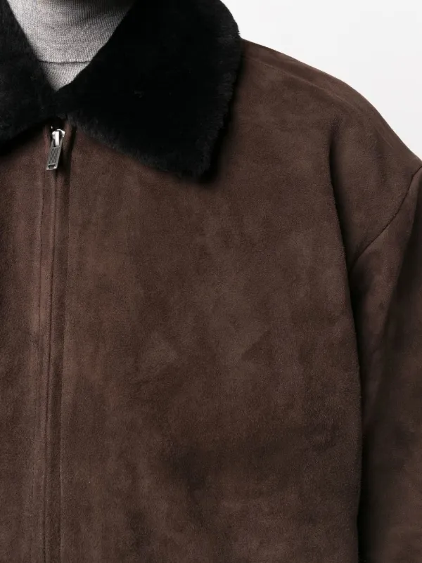 Levi's: Made & Crafted Suede Bomber Jacket - Farfetch