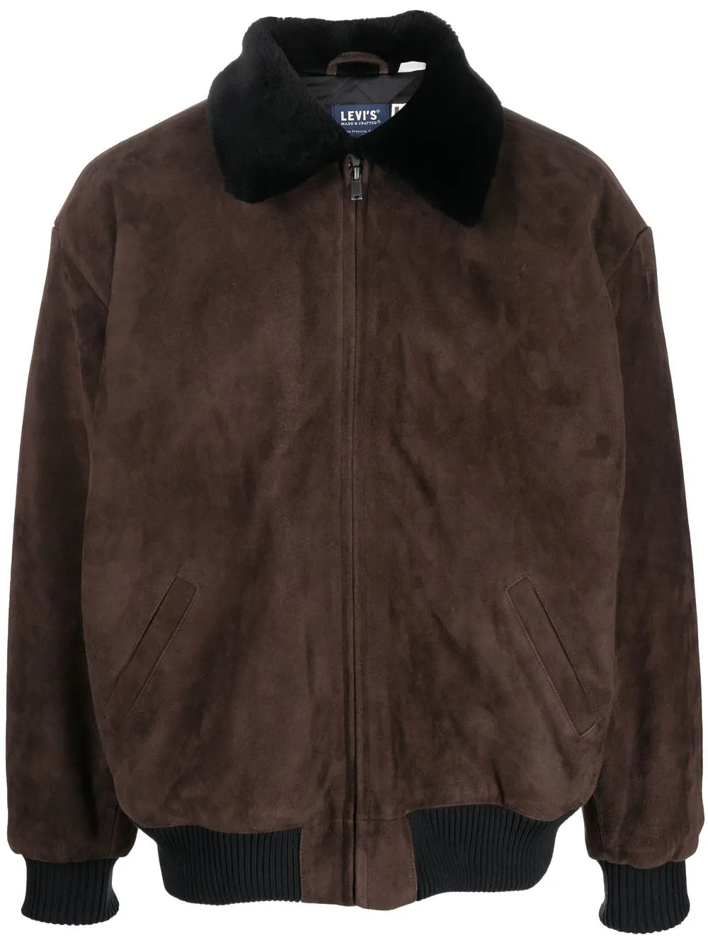 Levi s Made Crafted Suede Bomber Jacket Farfetch