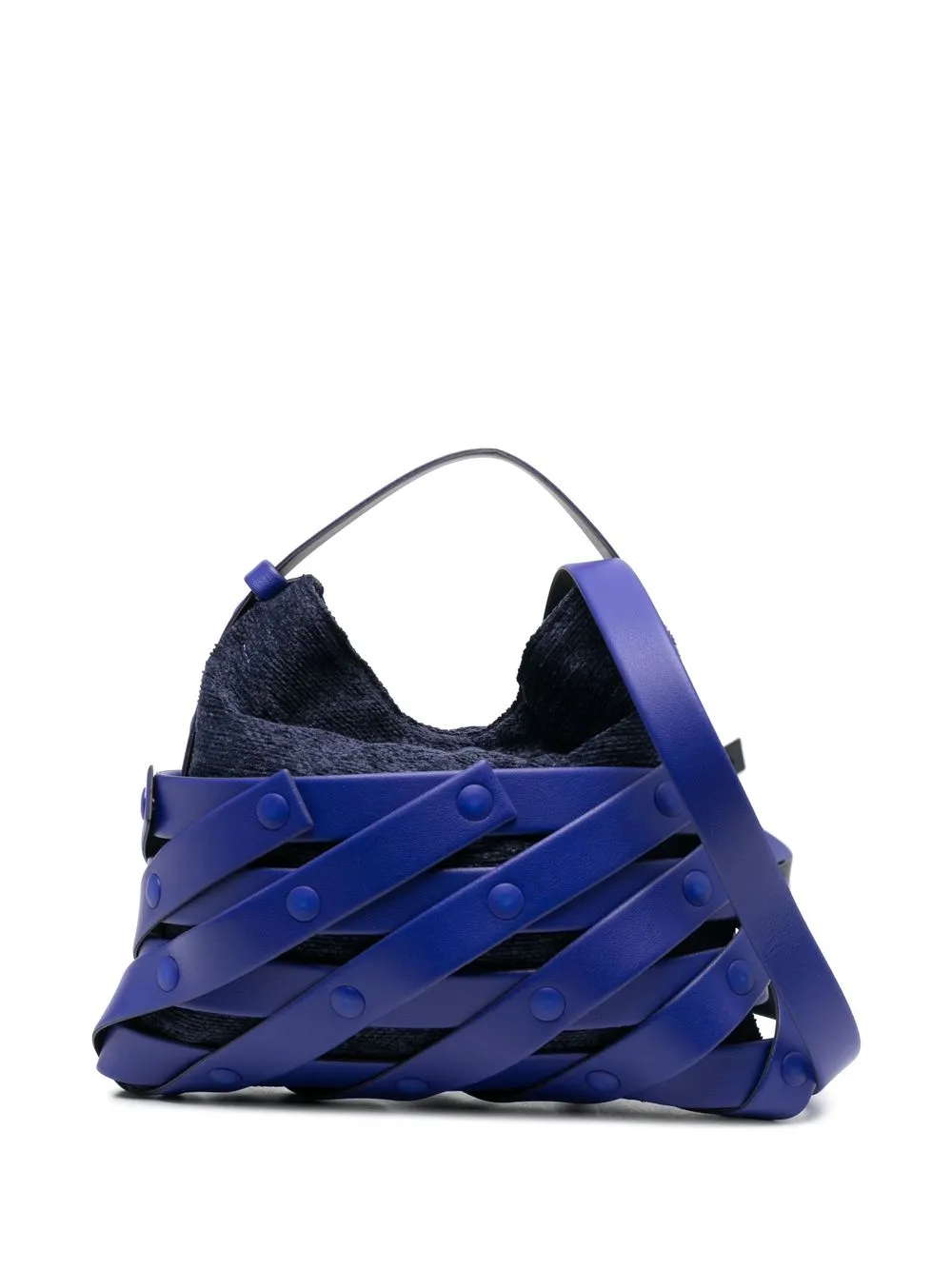 

Issey Miyake bolsa de hombro Spiral Grid - Morado