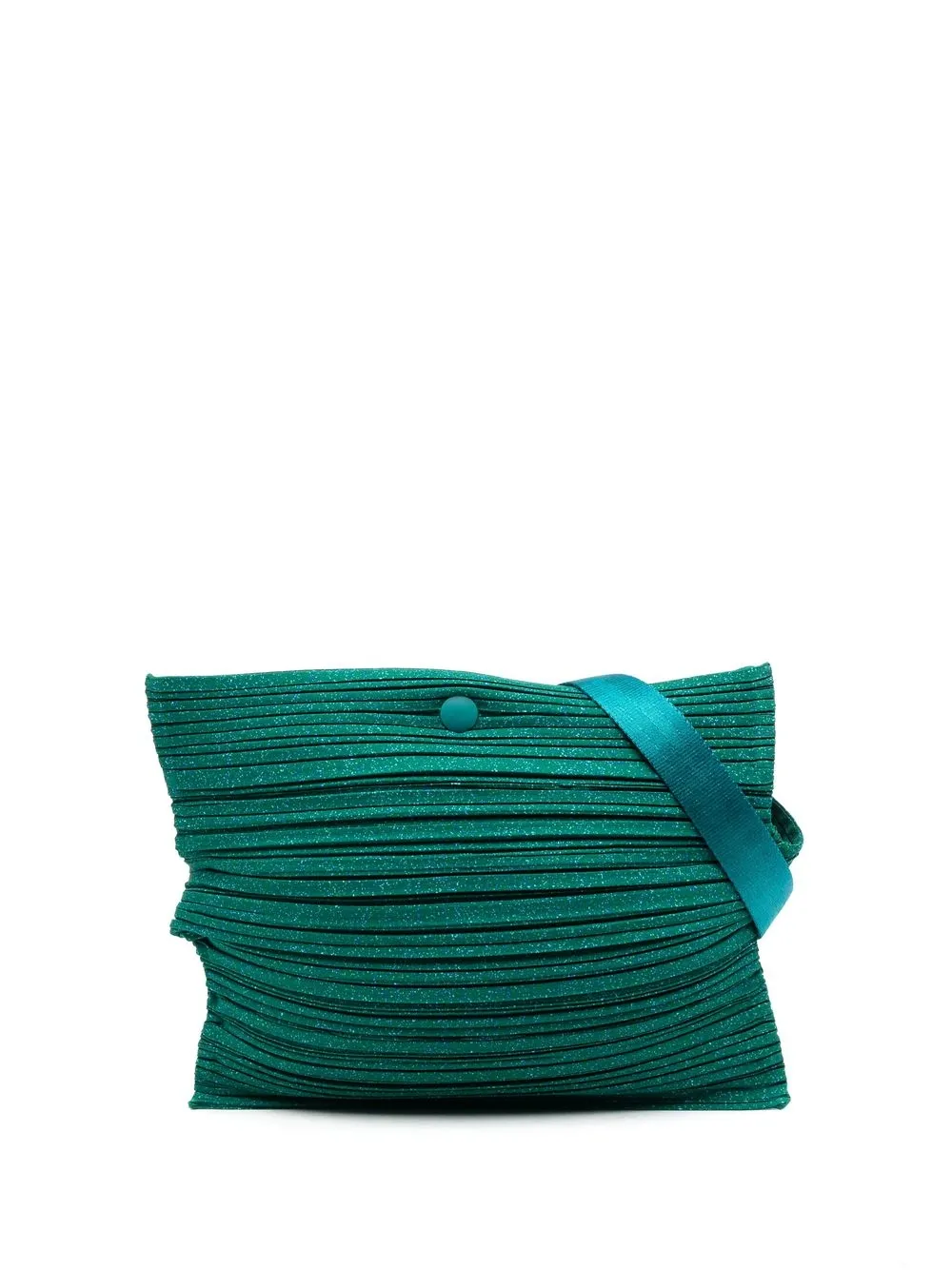 

Pleats Please Issey Miyake cangurera plisada - Verde