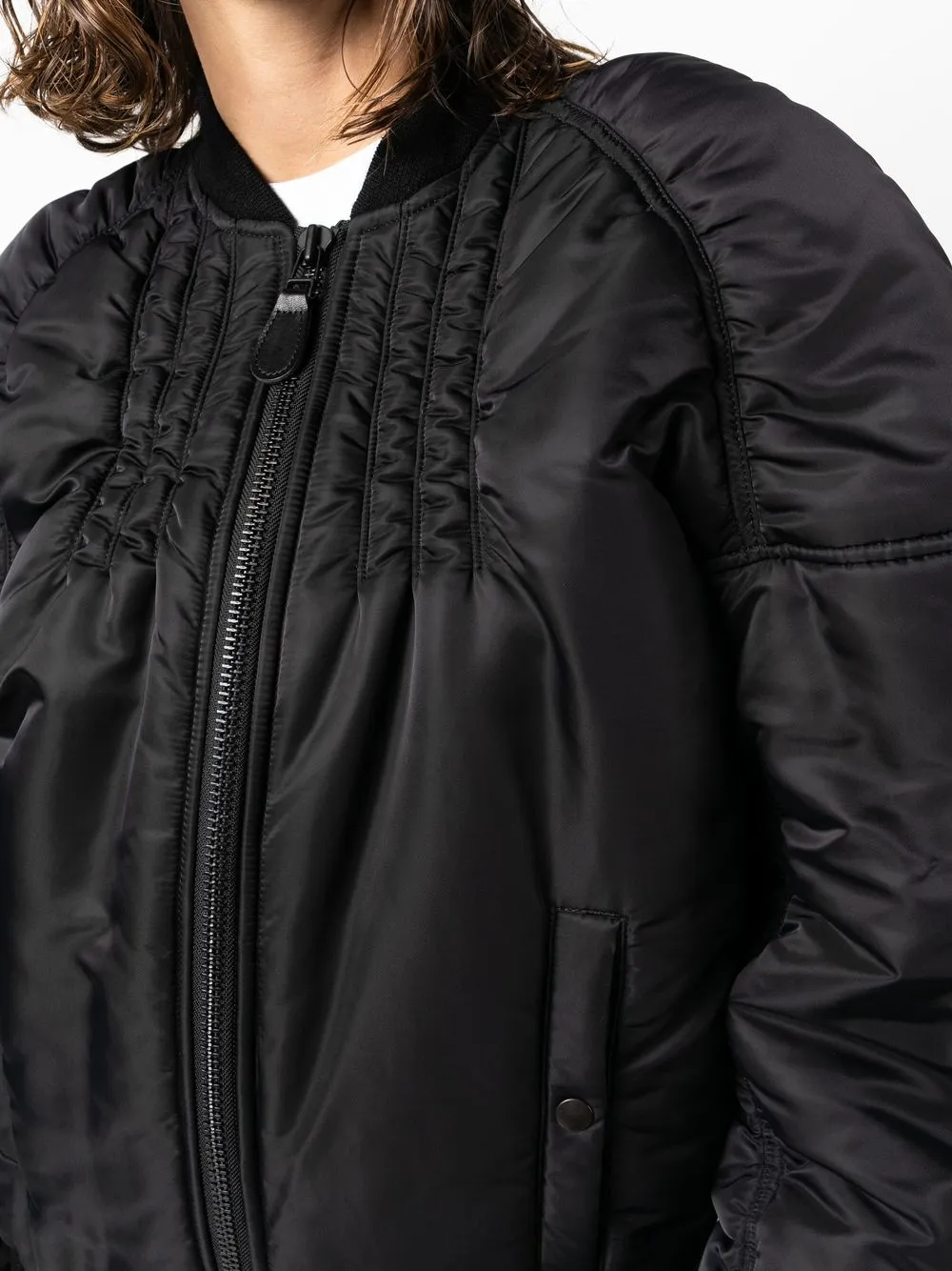 Junya Watanabe zip-up padded bomber jacket | Smart Closet