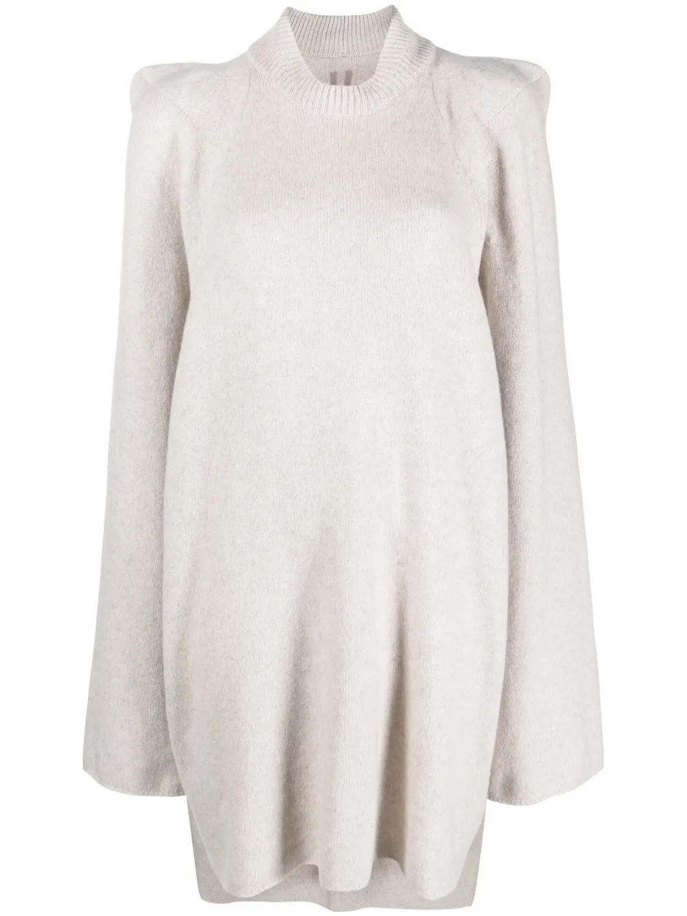 

Rick Owens draped cashmere-blend knit dress - Neutrals