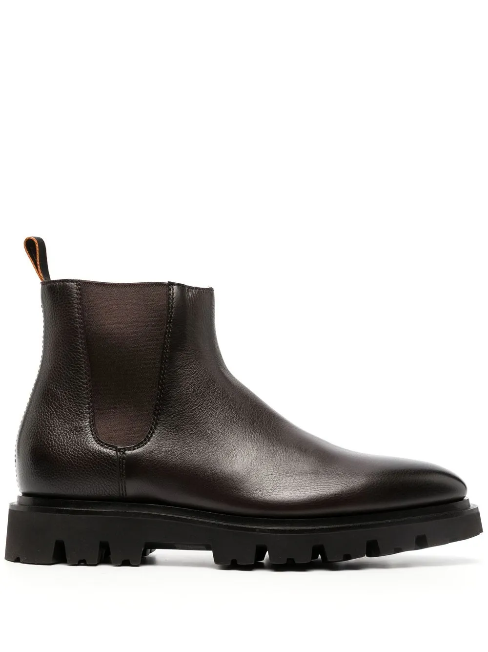 

Santoni elasticated side-panel boots - Brown