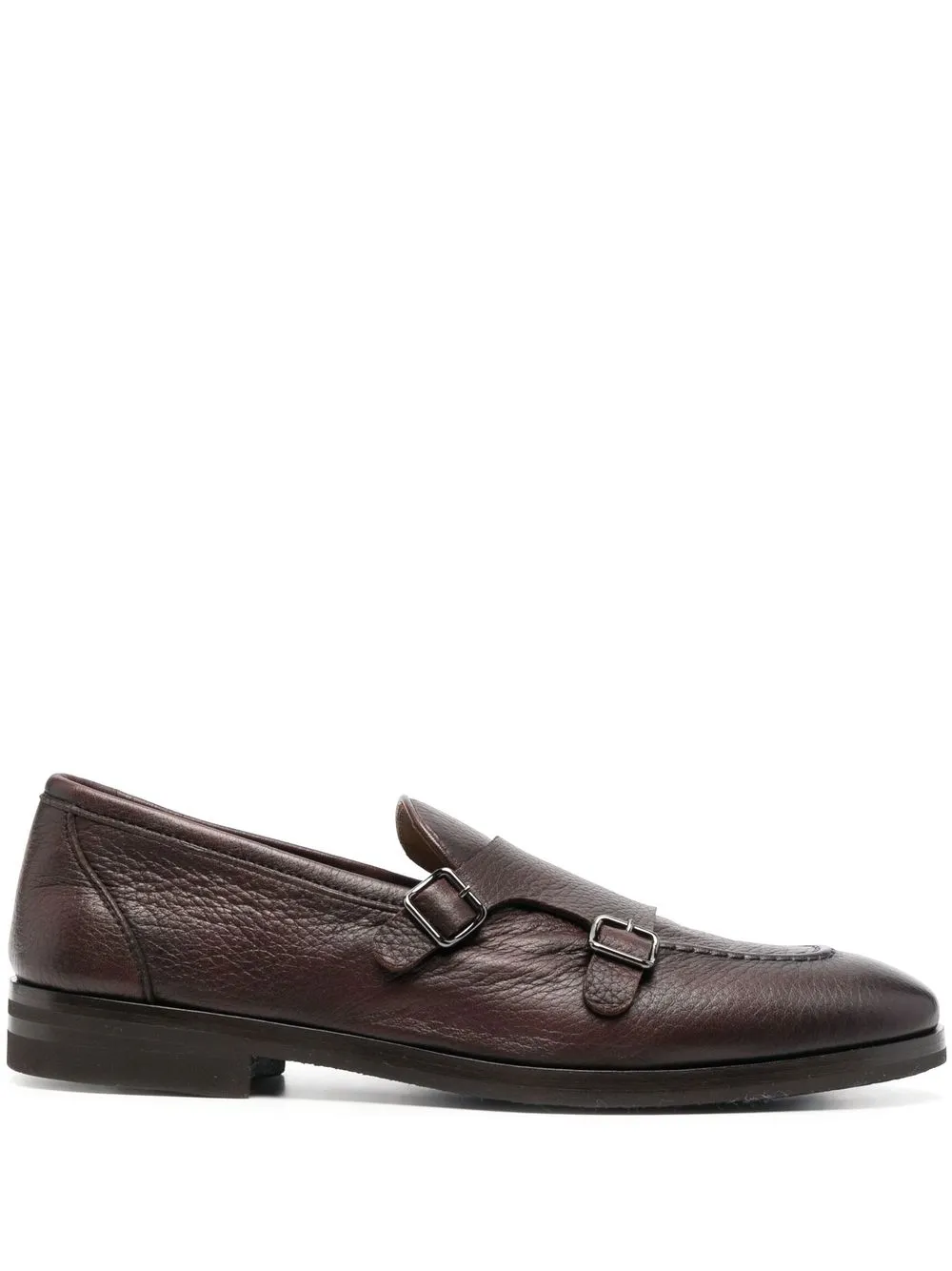 

Henderson Baracco leather monk shoes - Brown